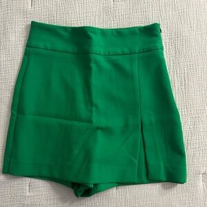 ZARA green Skort size xs